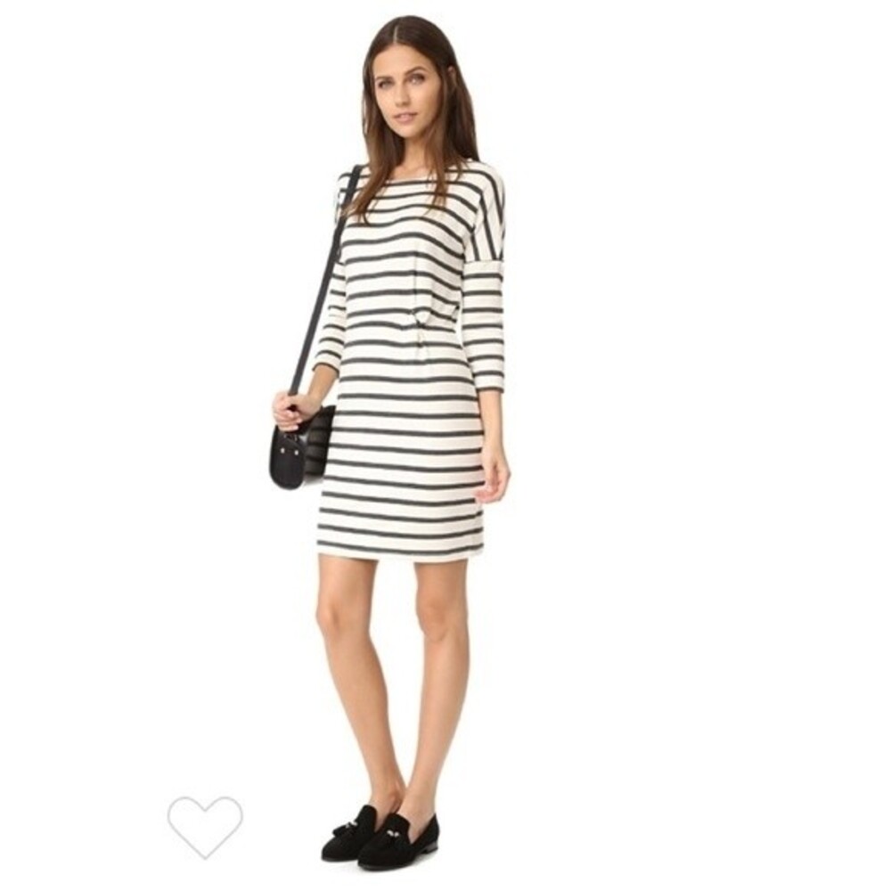 cupcakes and cashmere Everest Knit Stripe Dress M